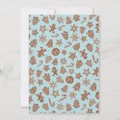 リトルクッキーボーイ ベビーシャワー 招待状 (裏面)