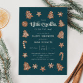 リトルクッキー赤ちゃんシャワー男女兼用 招待状