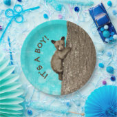 リトルクブベア登山ツリー ペーパープレート (パーティー)