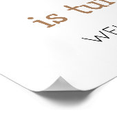 リトルクマが2つのウッドランド2歳の誕生日を飾る ポスター (角)