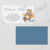 リトルクマ赤ちゃんシャワーベビー エンクロージャーカード (正面/裏面)