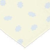 リトルクラウドパステルイエロー テーブルクロス (アングル)