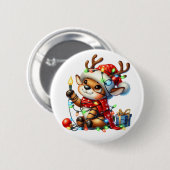 リトルクリスマストインデナー 缶バッジ (正面&裏面)
