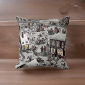 リトルクリスマスビレッジ クッション