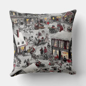 リトルクリスマスビレッジ クッション (裏面)