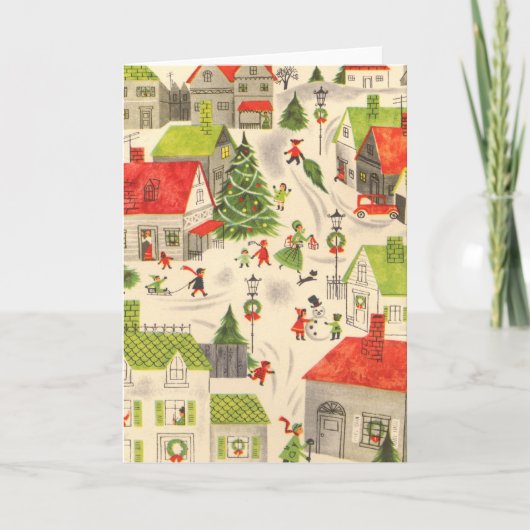 リトルクリスマスビレッジ シーズンカード (正面)