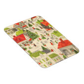 リトルクリスマスビレッジ マグネット (右側)