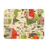 リトルクリスマスビレッジ マグネット (横)