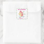 リトルクリスマスヘッドホッグ スクエアシール (バッグ)