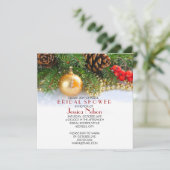 リトルクリスマスボールブライダルシャワー 招待状 (スタンド正面)