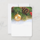 リトルクリスマスボール日付を保存 セーブザデート (裏面)