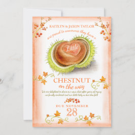 リトルクリハート水色妊娠 案内状