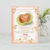 リトルクリハート水色妊娠 案内状 (スタンド正面)