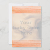 リトルクリハート水色妊娠 案内状 (裏面)