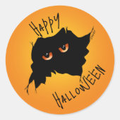 リトルクリーパーハロウィーン ラウンドシール (正面)