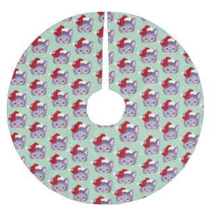 リトルクロエ ブラッシュドポリエステルツリースカート