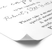 リトルクロワッサンタイムカプセル1歳の誕生日 ポスター (角)