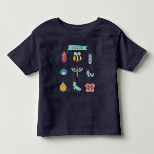 リトルクローラーパーソナライズされた- トドラーTシャツ