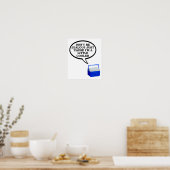 リトルクールポおもしろいスター ポスター (キッチン)