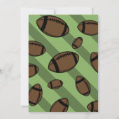 リトルクールロモダンキエフットボール誕生日 招待状 (裏面)