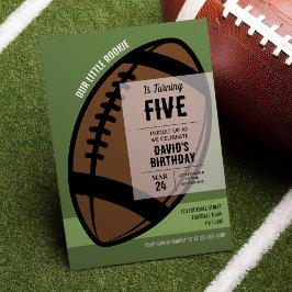 リトルクールロモダンキエフットボール誕生日 招待状