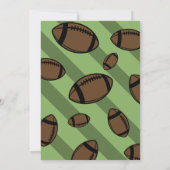 リトルクールーモダンルーキーサッカー第2誕生日 招待状 (裏面)