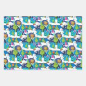 リトルグインチ |グラニメリーカルタカラフルーン ラッピングペーパーシート (正面3)