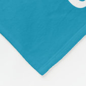 リトルグインチ |グラニメリーマスティール(緑がかった色)パターン フリースブランケット (角)