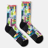 リトルグランチ&フレンズ |クリスマスカラフルパット ソックス (右)