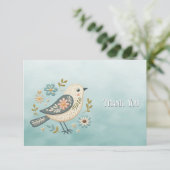 リトルグリーンバードフローラサンキューカード サンキューカード (スタンド正面)