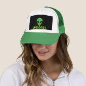 リトルグリーンマンエイリアン顔 キャップ (インサイチュ)