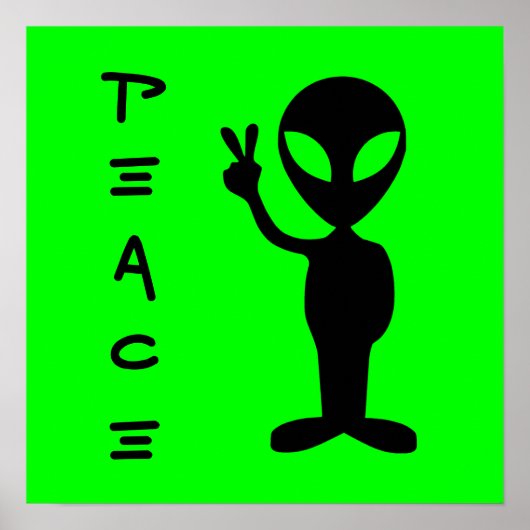 リトルグリーンマンポスター ポスター (正面)