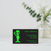 リトルグリーンマン 名刺 (スタンド正面)