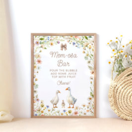 リトルグースベイビーシャワーママモサバー ポスター