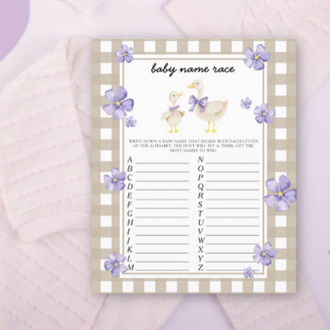 リトルグース – ベビー名レースゲーム (クリエイターアップロード済み)