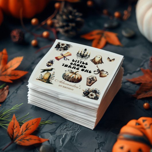 リトルグールファースト誕生日 スタンダードカクテルナプキン