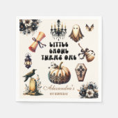 リトルグールファースト誕生日 スタンダードカクテルナプキン (正面)