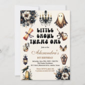 リトルグールファースト誕生日 招待状 (正面)