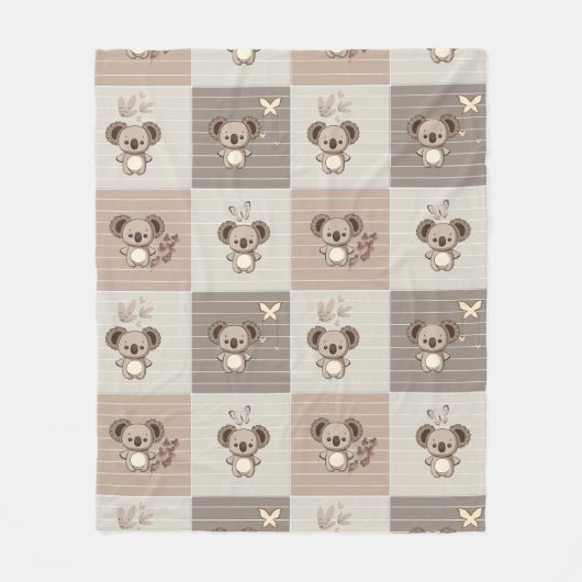 リトルコアラブリス フリースブランケット (正面)