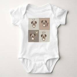 リトルコアラブリス ベビーボディスーツ