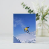 リトルコットンウッドのグリズリーガルフでのスノーボード ポストカード (スタンド正面)