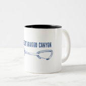 リトルコットンウッドキャニオン登山クイックドロー ツートーンマグカップ (正面右)