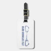 リトルコットンウッドキャニオン登山クイックドロー ラゲッジタグ (正面縦)