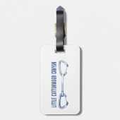 リトルコットンウッドキャニオン登山クイックドロー ラゲッジタグ (裏面縦)