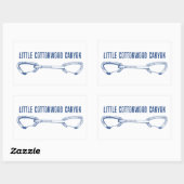 リトルコットンウッドキャニオン登山クイックドロー 長方形シール (シート)