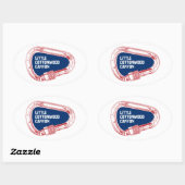 リトルコットンウッドキャニオン 楕円形シール (シート)