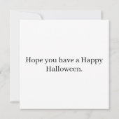 リトルコテージインオータムハロウィーン カード (裏面)