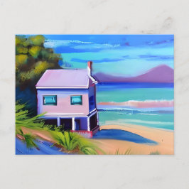 リトルコテージオンスティルス海ビーチ ポストカード