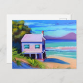 リトルコテージオンスティルス海ビーチ ポストカード (正面/裏面)