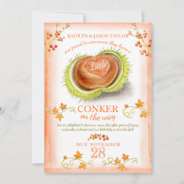 リトルコンカーハート水色妊娠 案内状